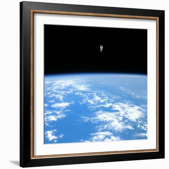 Manned Maneuvring Unit Space Walk, 1984-null-Framed Photographic Print