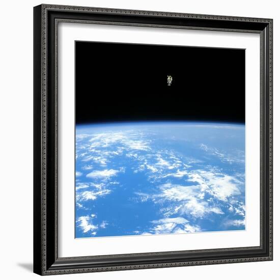 Manned Maneuvring Unit Space Walk, 1984-null-Framed Photographic Print