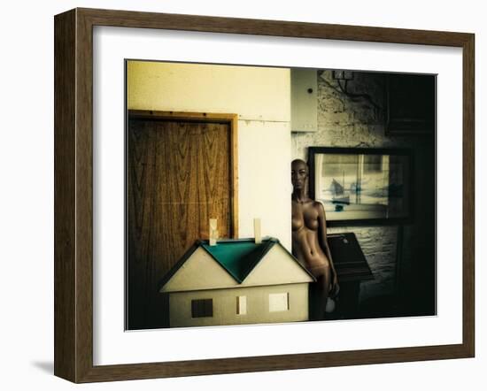 Mannequin at Home-Clive Nolan-Framed Photographic Print