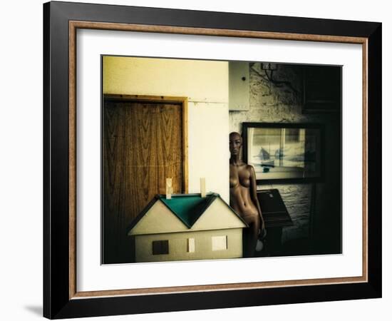 Mannequin at Home-Clive Nolan-Framed Photographic Print