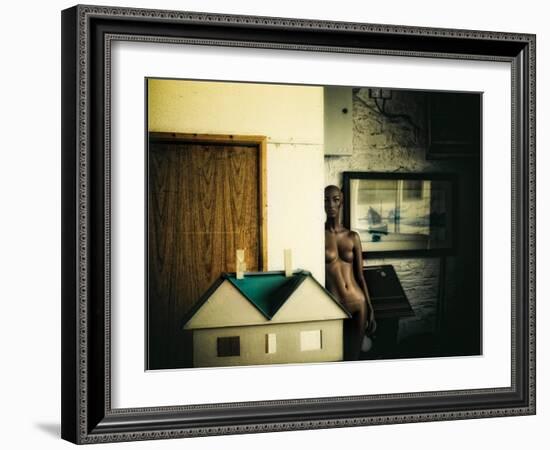 Mannequin at Home-Clive Nolan-Framed Photographic Print