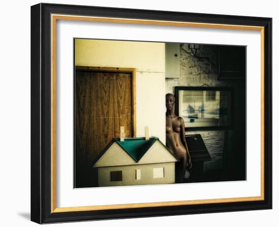 Mannequin at Home-Clive Nolan-Framed Photographic Print