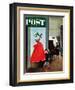 "Mannequin" Saturday Evening Post Cover, March 1, 1952-George Hughes-Framed Giclee Print