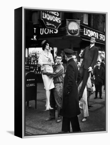 Mannequins of President John F. Kennedy and His Wife-Yale Joel-Framed Premier Image Canvas