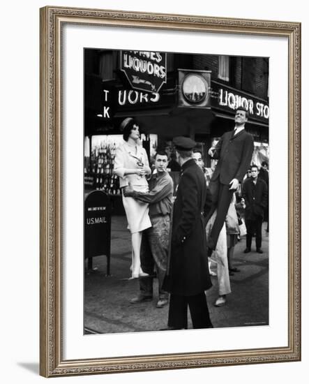 Mannequins of President John F. Kennedy and His Wife-Yale Joel-Framed Premium Photographic Print