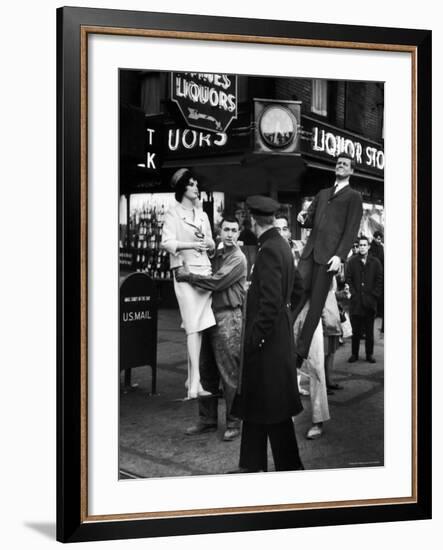 Mannequins of President John F. Kennedy and His Wife-Yale Joel-Framed Premium Photographic Print