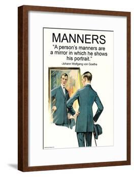 Manners-Wilbur Pierce-Framed Art Print