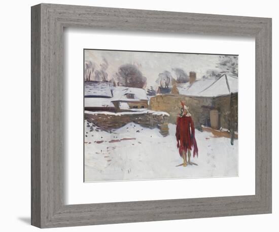 Mannikin in the Snow, C.1891-93-John Singer Sargent-Framed Giclee Print