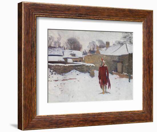 Mannikin in the Snow, C.1891-93-John Singer Sargent-Framed Giclee Print