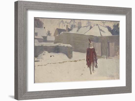 Mannikin in the Snow, c.1893-5-John Singer Sargent-Framed Giclee Print