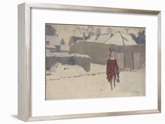 Mannikin in the Snow, c.1893-5-John Singer Sargent-Framed Giclee Print