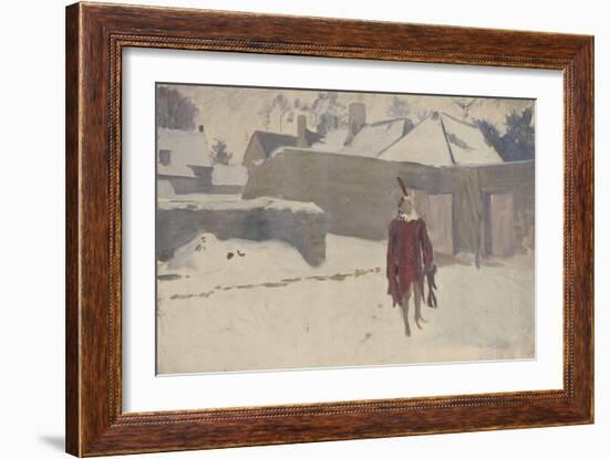 Mannikin in the Snow, c.1893-5-John Singer Sargent-Framed Giclee Print