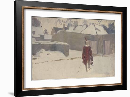 Mannikin in the Snow, c.1893-5-John Singer Sargent-Framed Giclee Print