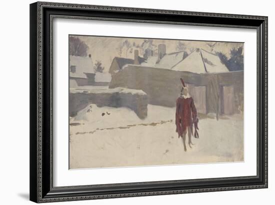 Mannikin in the Snow, c.1893-5-John Singer Sargent-Framed Giclee Print