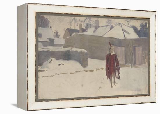 Mannikin in the Snow, c.1893-5-John Singer Sargent-Framed Premier Image Canvas