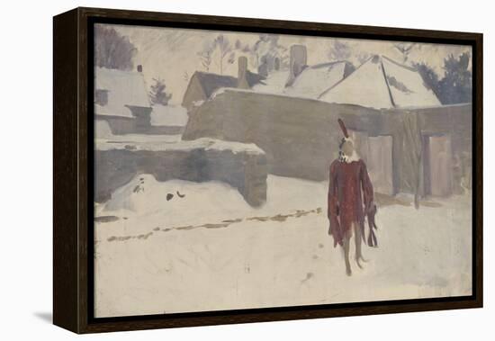 Mannikin in the Snow, c.1893-5-John Singer Sargent-Framed Premier Image Canvas