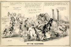 Off for California, 1849-Manning-Framed Giclee Print