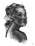 Portrait Expression - Gaze-Manny Woodard-Giclee Print