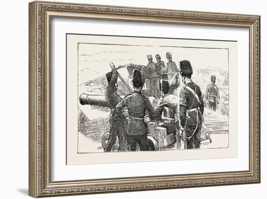 Manoeuvres at Portsmouth-null-Framed Giclee Print