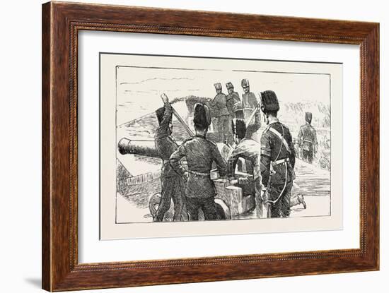 Manoeuvres at Portsmouth-null-Framed Giclee Print