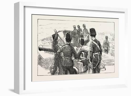 Manoeuvres at Portsmouth-null-Framed Giclee Print