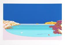 Blue Waters-Manolo Tarazona-Framed Serigraph