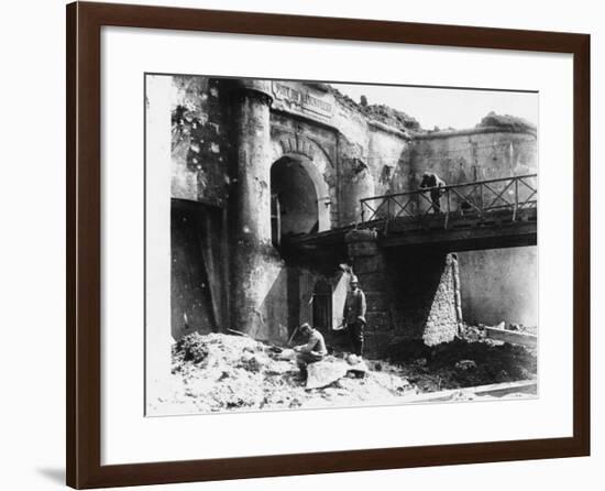 Manonviller Fort WWI-Robert Hunt-Framed Photographic Print