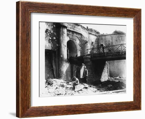 Manonviller Fort WWI-Robert Hunt-Framed Photographic Print