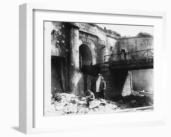 Manonviller Fort WWI-Robert Hunt-Framed Photographic Print