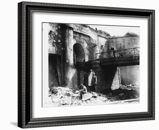 Manonviller Fort WWI-Robert Hunt-Framed Photographic Print