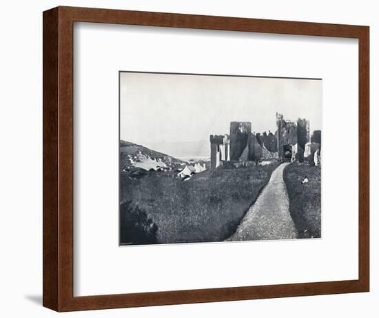 'Manorbier - The Castle', 1895-Unknown-Framed Photographic Print