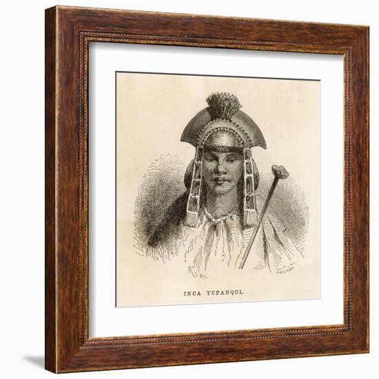 Manqo Inka Yupanki Inca Emperor Puppet Emperor Under the Spanish-null-Framed Art Print