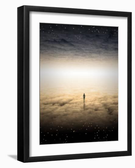 Mans Journey Of The Soul-rolffimages-Framed Art Print