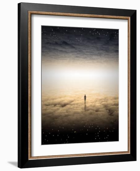 Mans Journey Of The Soul-rolffimages-Framed Art Print