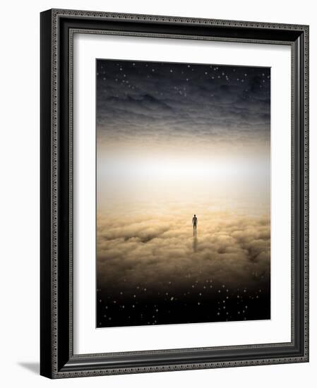 Mans Journey Of The Soul-rolffimages-Framed Art Print