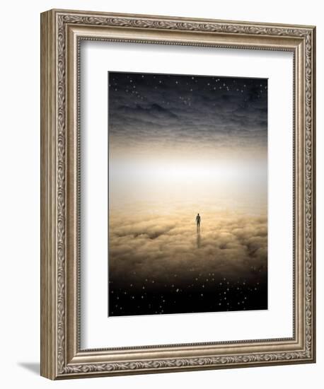 Mans Journey Of The Soul-rolffimages-Framed Art Print