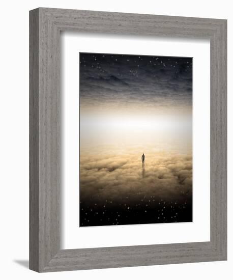 Mans Journey Of The Soul-rolffimages-Framed Art Print