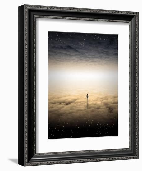 Mans Journey Of The Soul-rolffimages-Framed Art Print