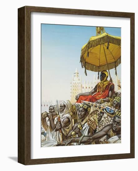 Mansa Kankan Musa I, 14th Century King of the Mali Empire-Mcbride-Framed Giclee Print