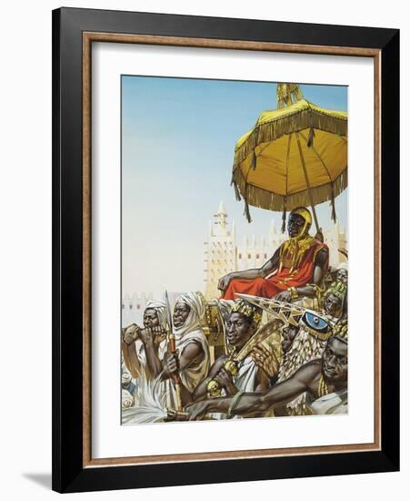 Mansa Kankan Musa I, 14th Century King of the Mali Empire-Mcbride-Framed Giclee Print