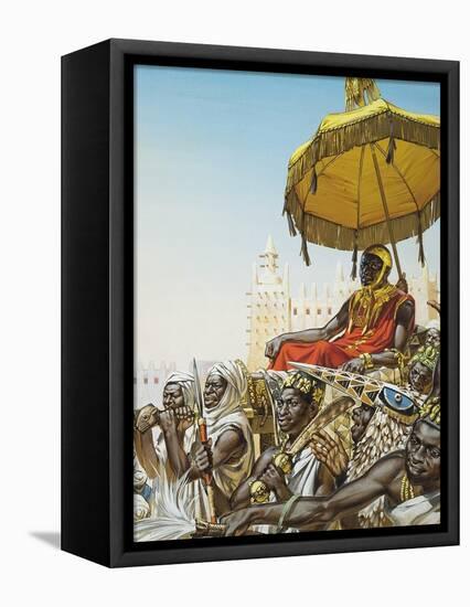 Mansa Kankan Musa I, 14th Century King of the Mali Empire-Mcbride-Framed Premier Image Canvas