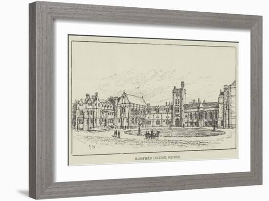 Mansfield College, Oxford-Frank Watkins-Framed Giclee Print