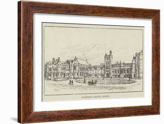 Mansfield College, Oxford-Frank Watkins-Framed Giclee Print