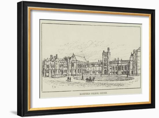 Mansfield College, Oxford-Frank Watkins-Framed Giclee Print