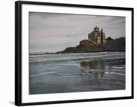 Mansion at the Shore-Joseph Correale-Framed Collectable Print