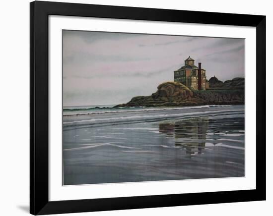 Mansion at the Shore-Joseph Correale-Framed Collectable Print