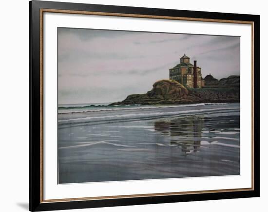 Mansion at the Shore-Joseph Correale-Framed Collectable Print