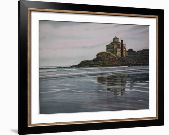 Mansion at the Shore-Joseph Correale-Framed Collectable Print