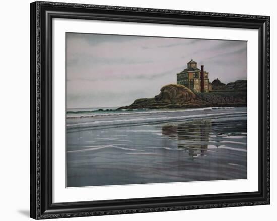 Mansion at the Shore-Joseph Correale-Framed Collectable Print