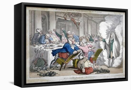 Mansion House Monitor, 1809-Thomas Rowlandson-Framed Premier Image Canvas